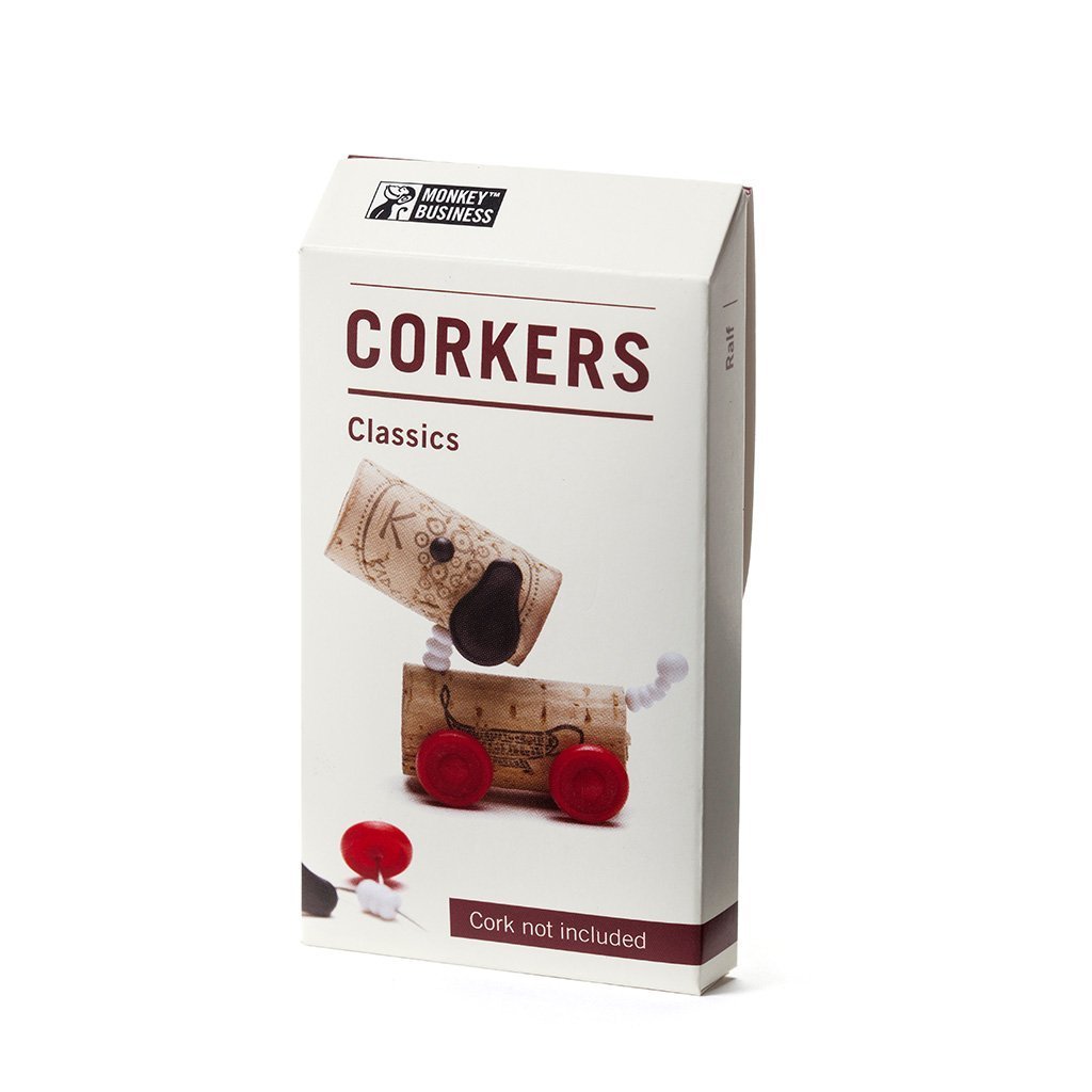 fun wine bottle toys plug into corks โ classics - gift pack