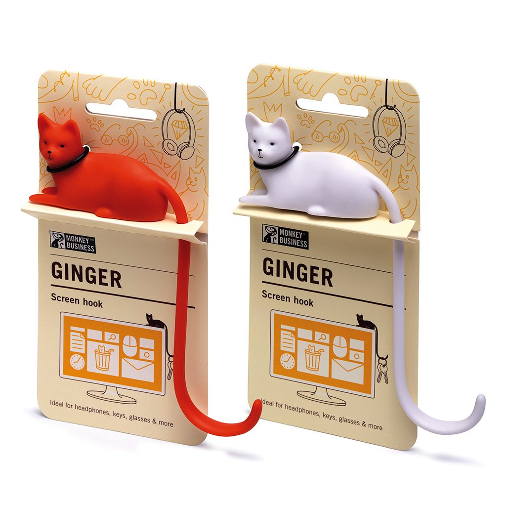GINGER  Screen hook pack of 2 - Monkey Business Europe