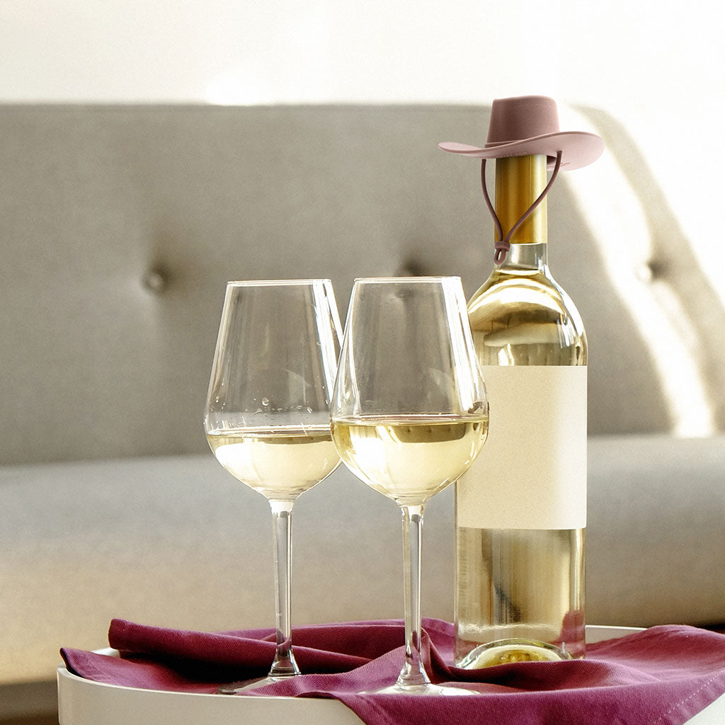 Howdy | Silicone Cowboy Hat  wine  fun party gift - gift pack for wine lovers