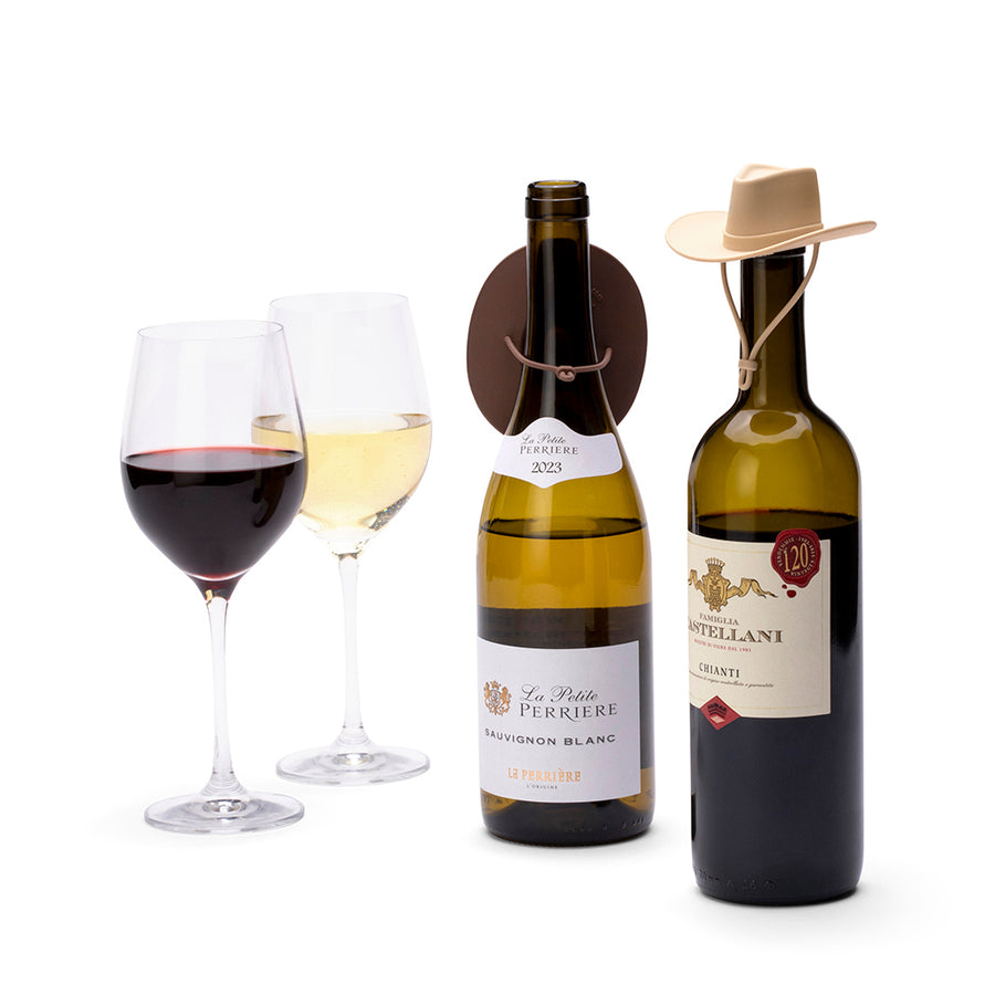 Cowboy Hat Wine Bottle Stoppers | Howdy - Monkey Business