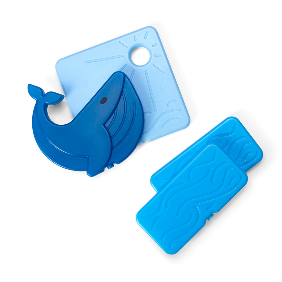 BACK TO COOL | Slim ice packs Whale Set includes 4 reusable iceblocks. Monkey Business