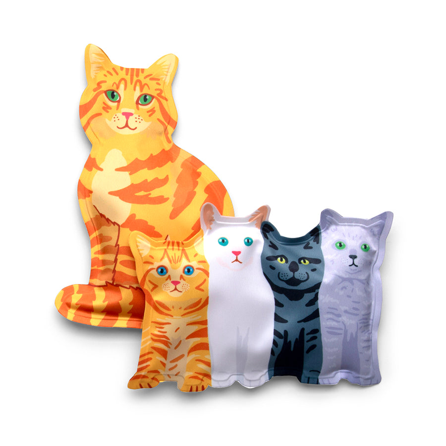 kitty shaped soft gel ice packs by Monkey Business