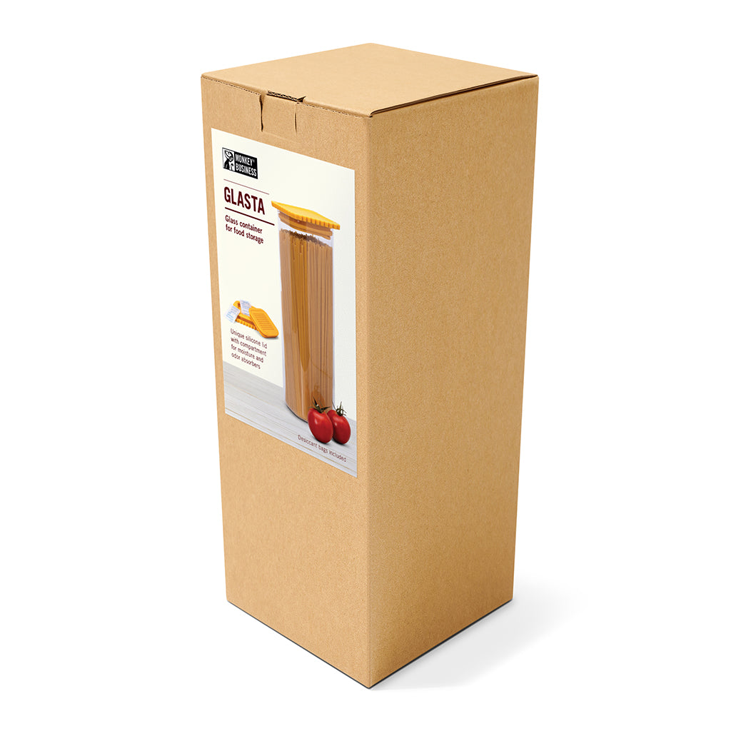GLASTA | Glass container for food storage. Monkey Business