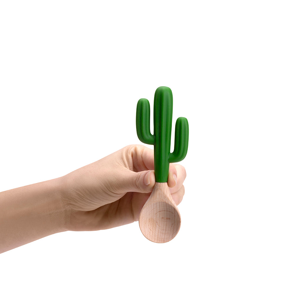 Saguaro serving spoon – cactus-shaped for dips