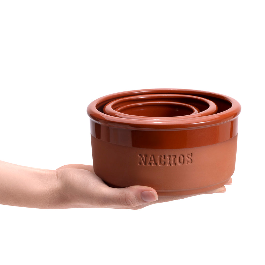 Mexican dip bowl setto serve nachos an moer