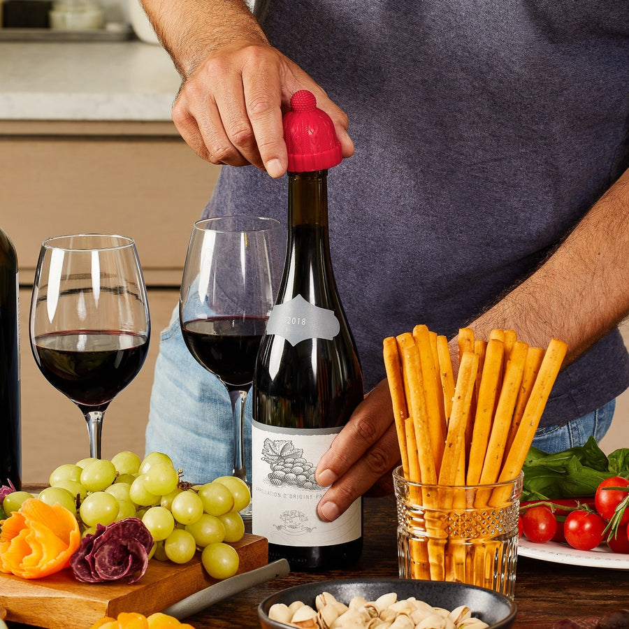 BEANIE SINGLE | Bottle stoppers - single pack - Wine Bottle Holders - Monkey Business Europe