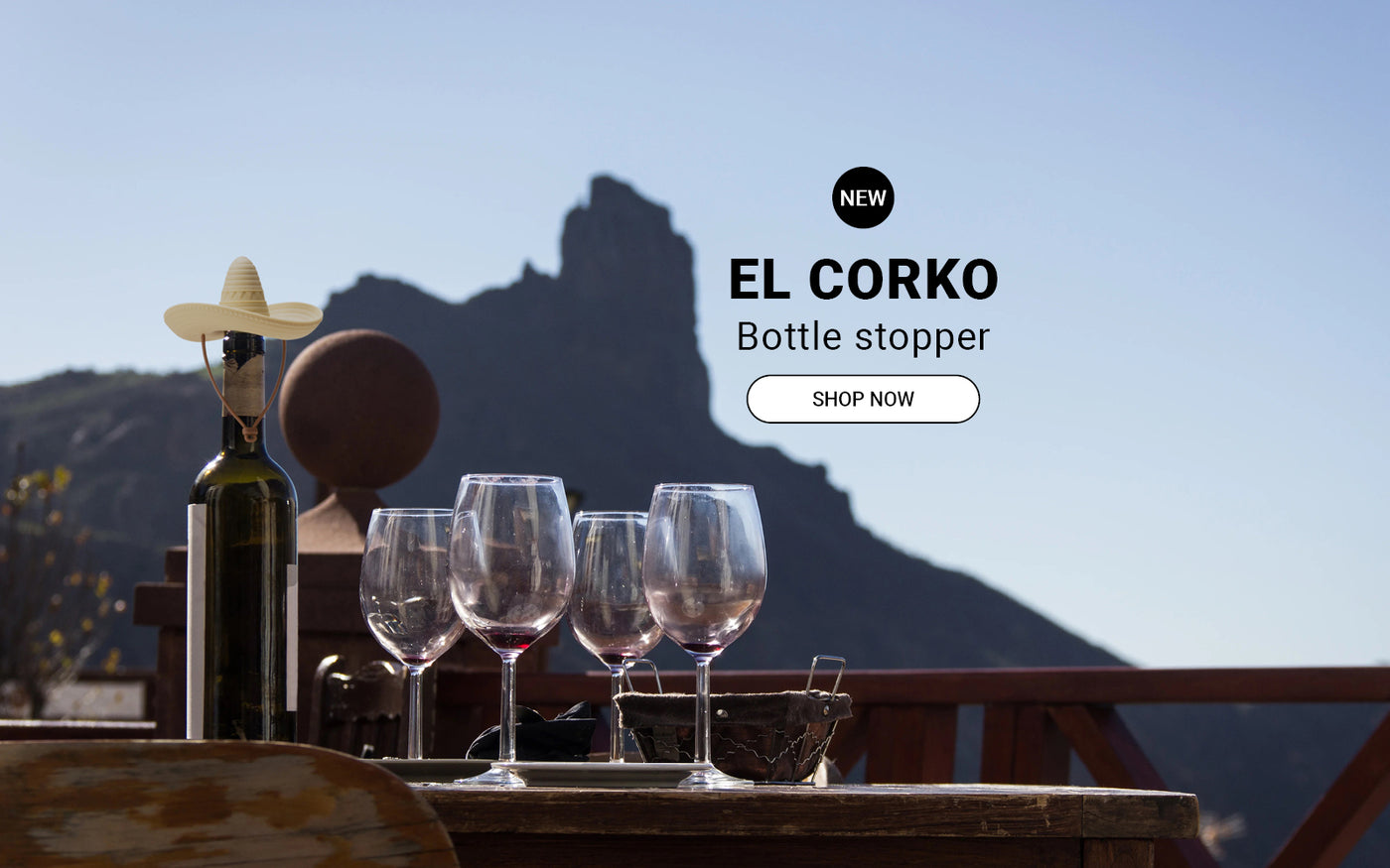 Sombrero Bottle Stopper | el Corko– festive gift with flair