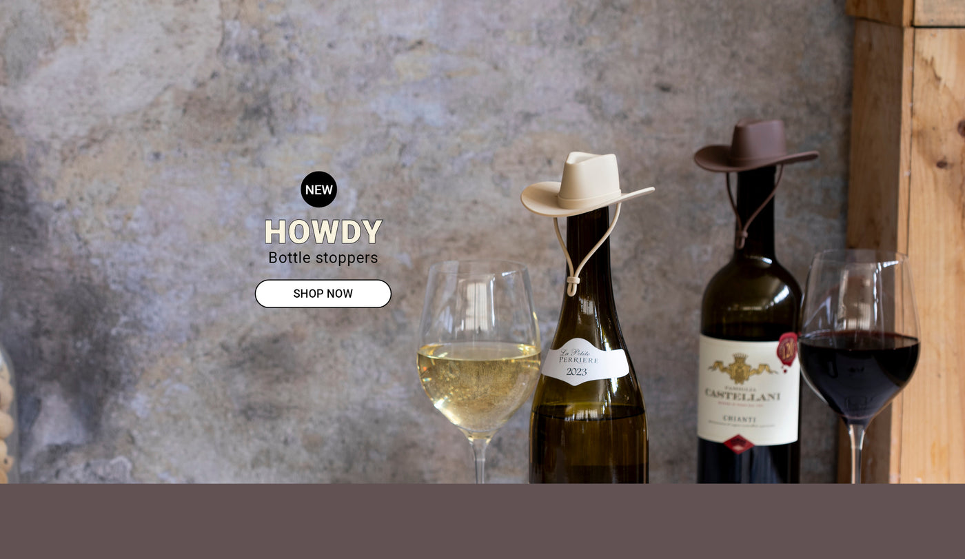 Howdy cowboy wine stopper – gift for wine lovers 