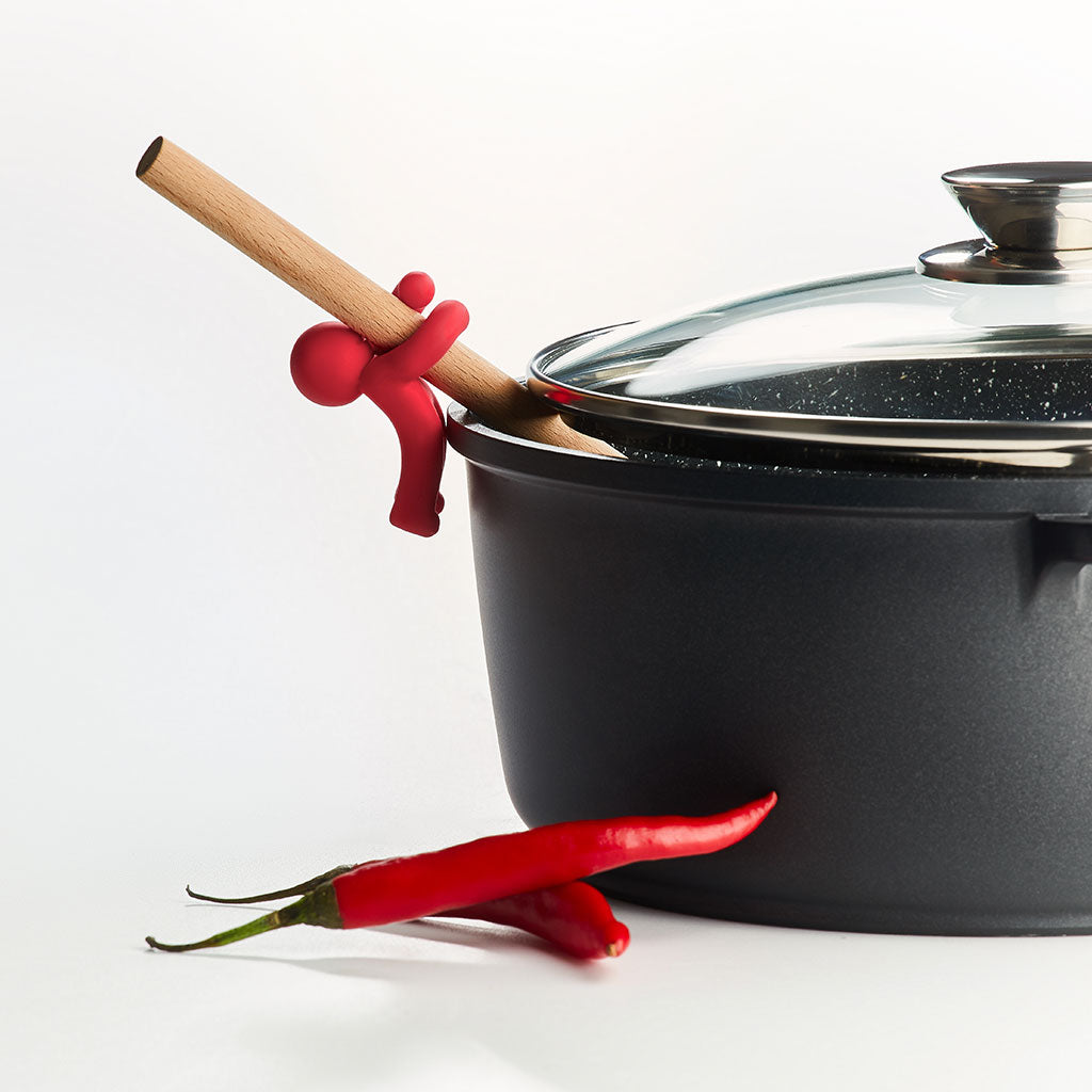 Hug Doug | Économiseur de cuillère avec cuillère en bois