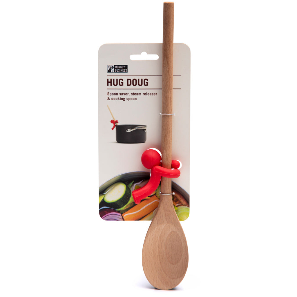Spoon Saver With Wood Cooking Spoon | Hug Doug with Spoon - Monkey ...