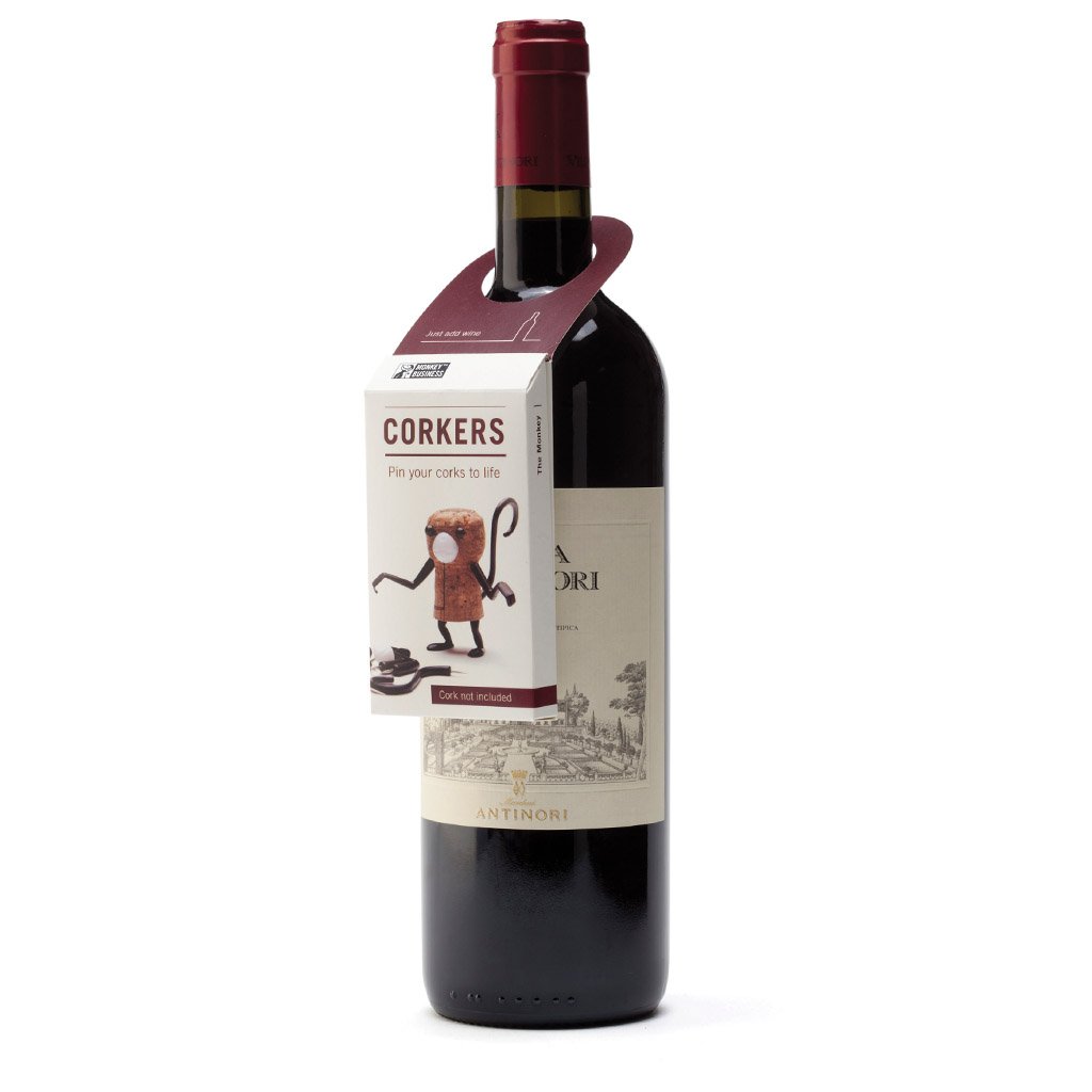 CORKERS MONKEY | Gift for Wine Lovers - Wedding Favors - Monkey Business Europe