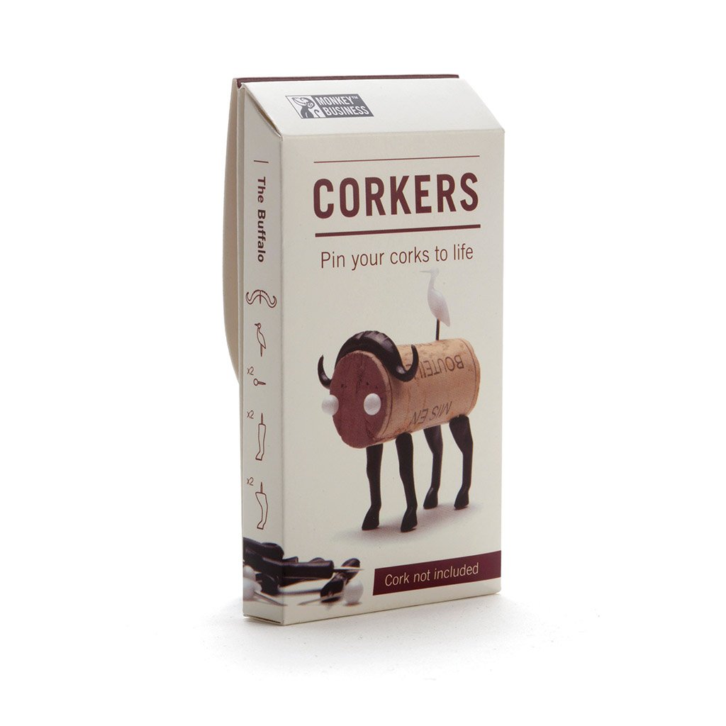 CORKERS BUFFALO | Gift for Wine Lovers - Wedding Favors - Monkey Business Europe
