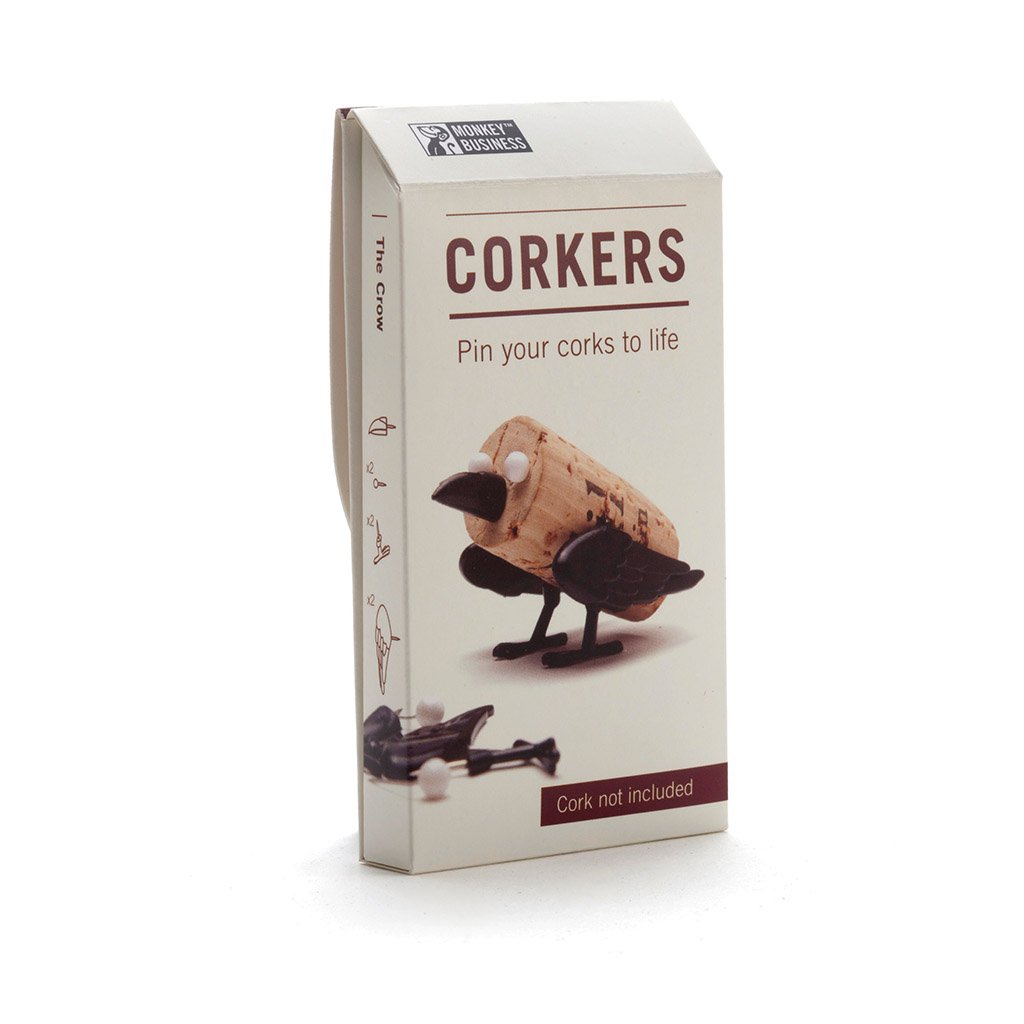 CORKERS CROW | Gift for Wine Lovers - Wedding Favors - Monkey Business Europe
