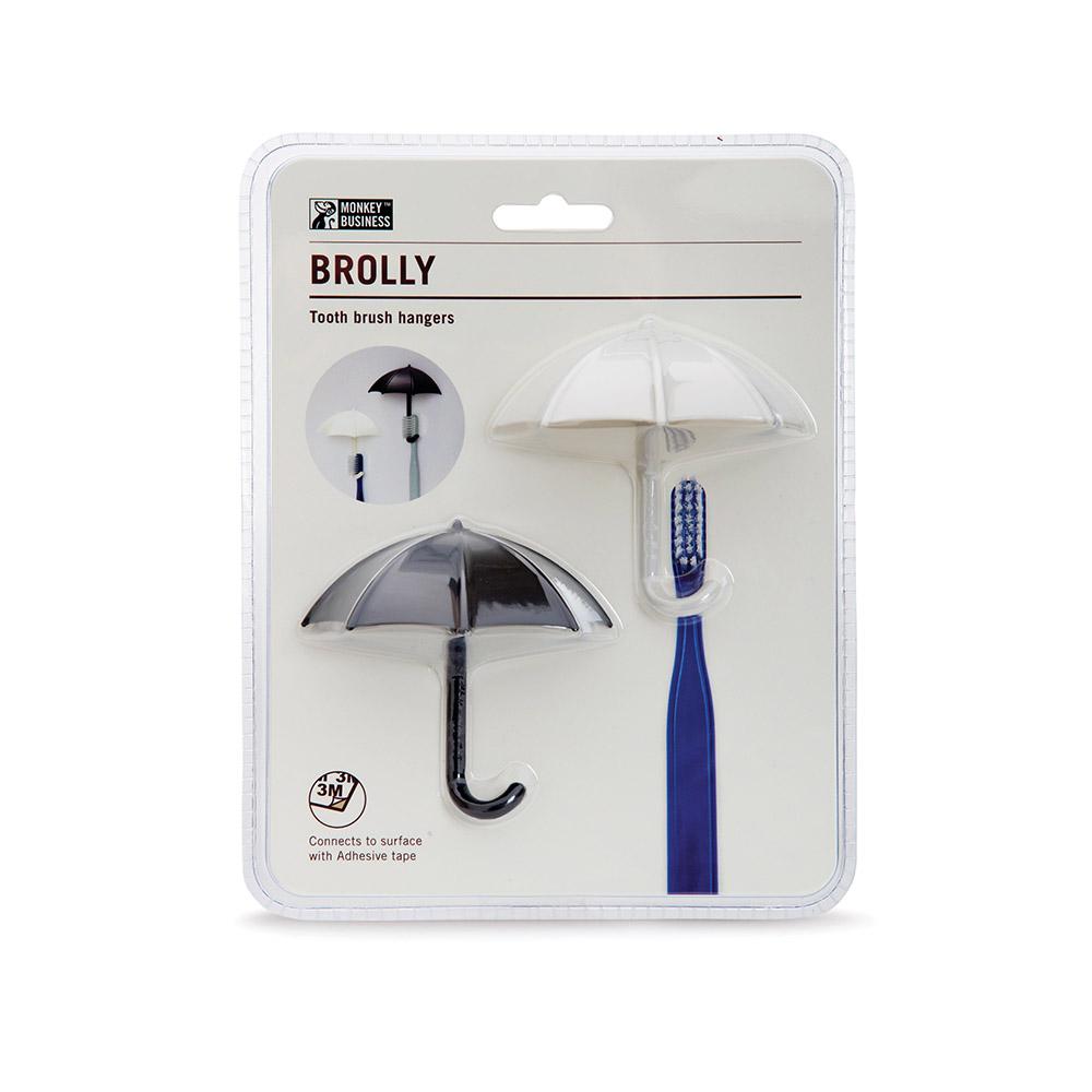 Brolly | 2 Toothbrush Hangers -  - Monkey Business Europe