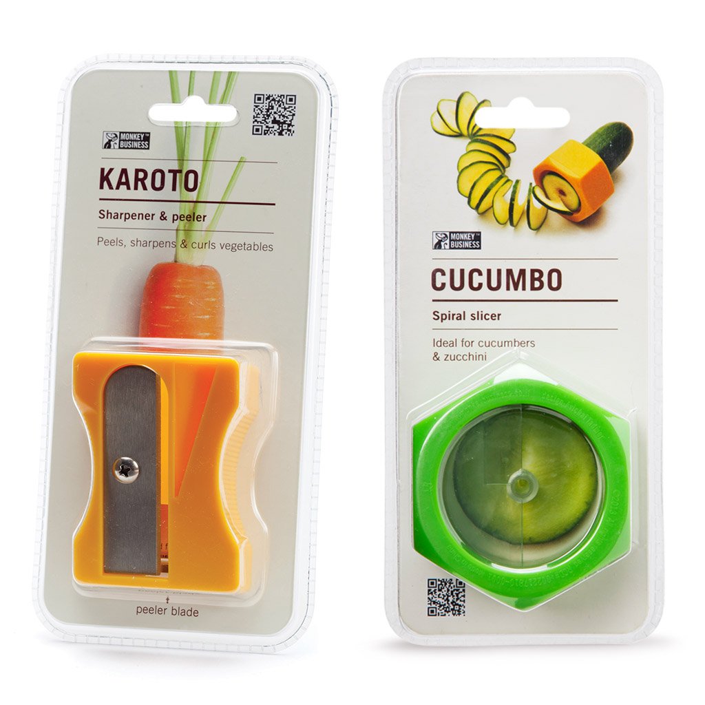 VEGI BUNDLE |  Includes Karoto & Cucumbo - Kitchen Utensil Sets - Monkey Business Europe