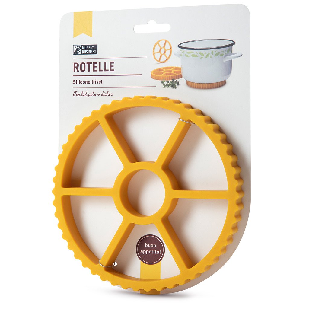 Fun and functional pasta wheel trivet