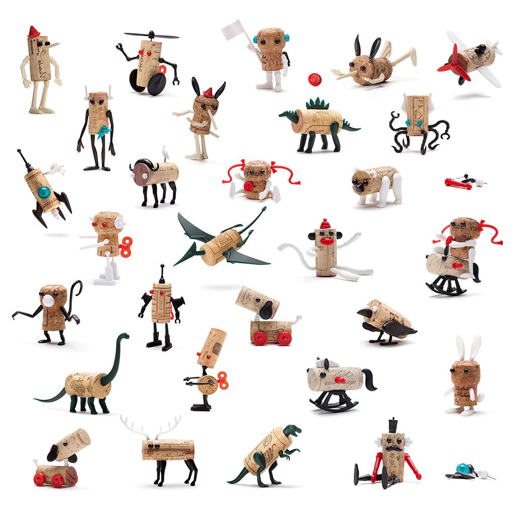 CORKERS WEDDING & PARTY FAVORS | Assorted designs in bulk pack - Wedding Favors - Monkey Business Europe