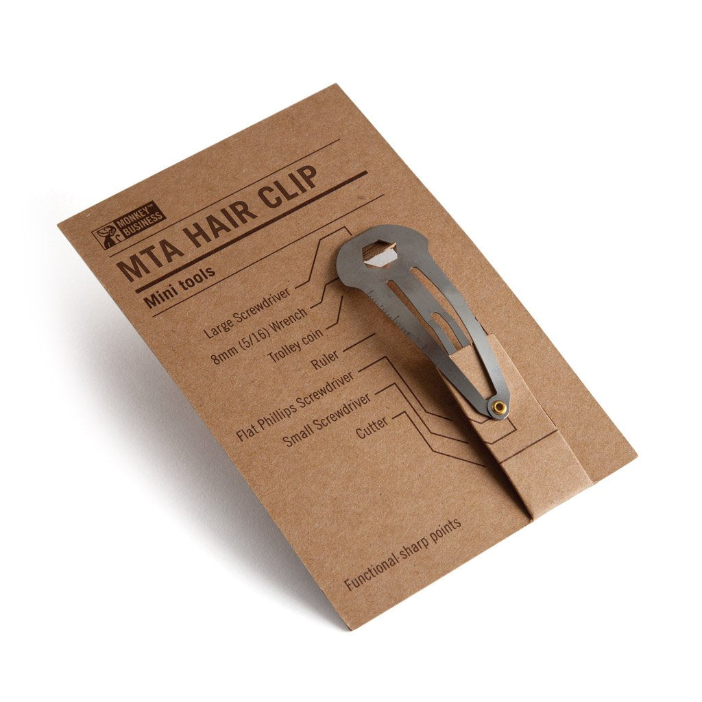 MTA HAIR CLIP & MINI TOOLS | Silver - Multifunction Tools & Knives - Monkey Business Europe