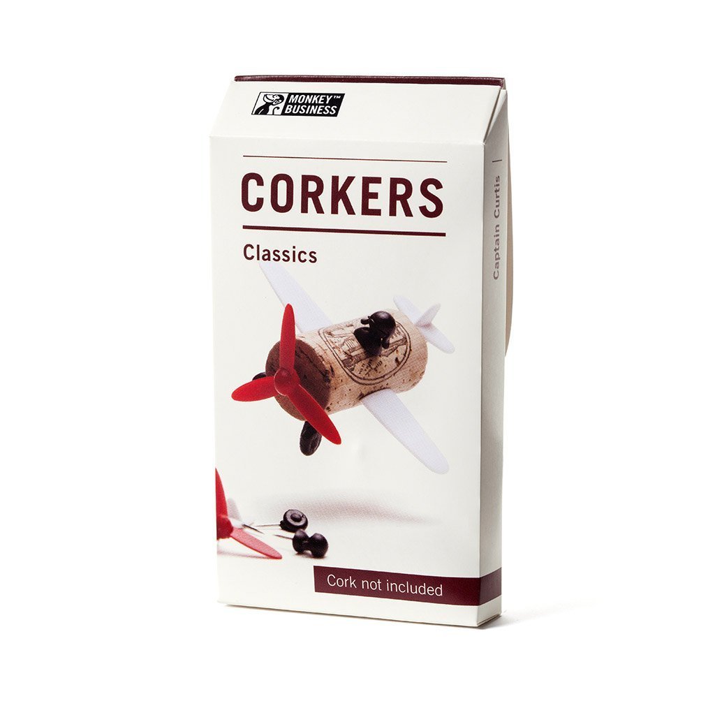 CORKERS CAPTAIN CURTIS | Gift for Wine Lovers - Figurines - Monkey Business Europe