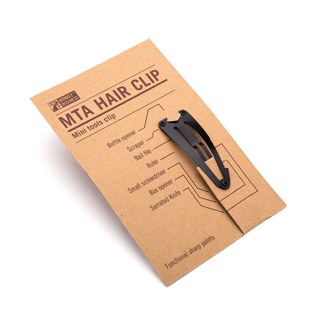 MTA HAIR CLIP BLACKFIN Mini tools clip by | MONKEY BUSINESS