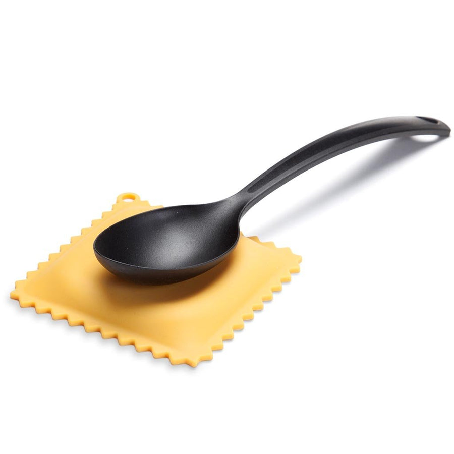 Ravioli spoon rest – silicone pasta-shaped holder