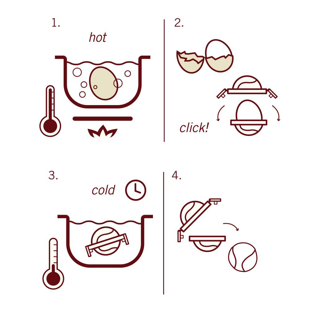 SPORTS HUEVOS | Egg shapers - Kitchen Appliances - Monkey Business Europe