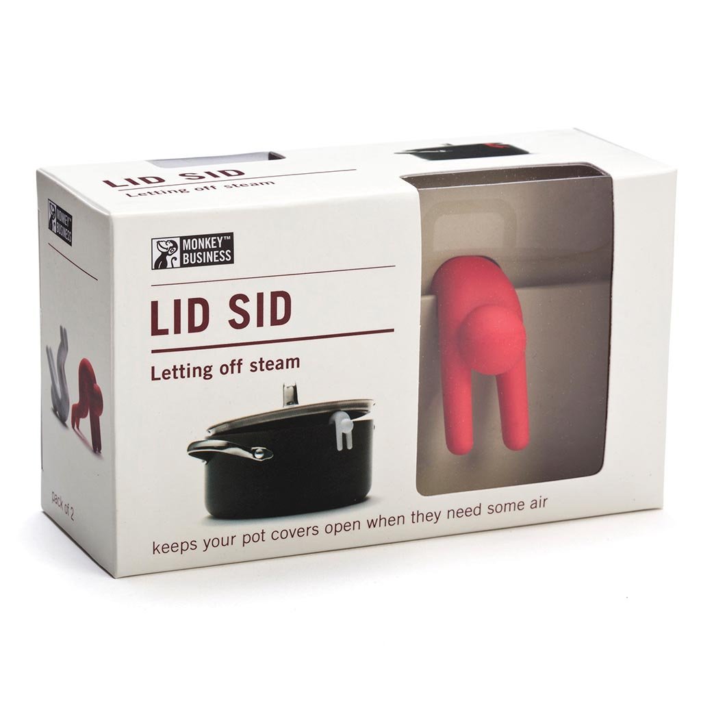 Keep your pot lids open with Lid Sid kitchen helpers - gift pack