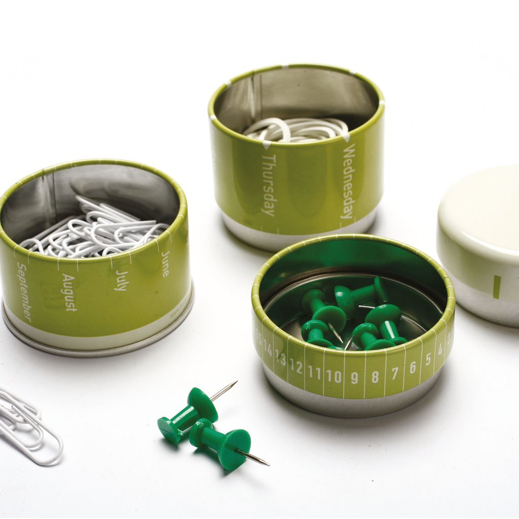 CALENDAR TIN | 3 story tin container -  - Monkey Business Europe