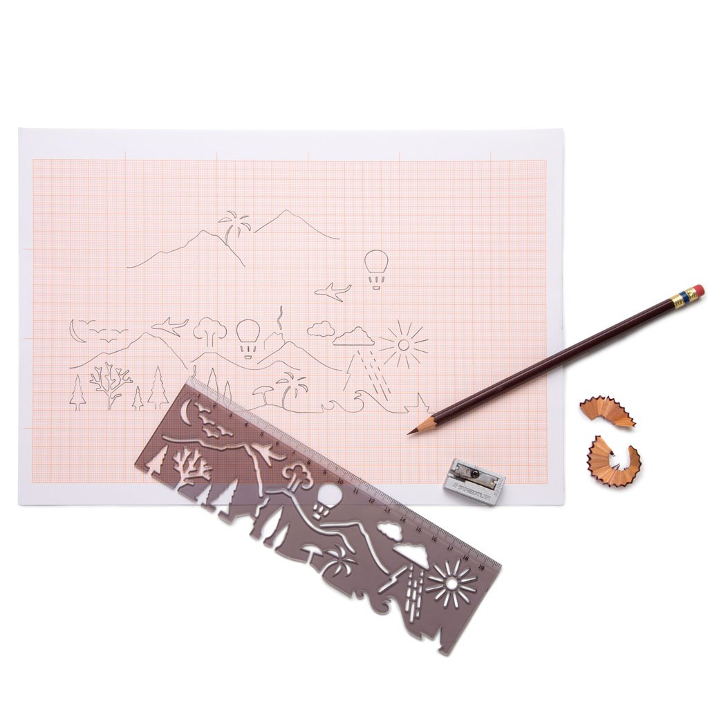LANDSCAPE | Magical stencil & ruler - Rulers - Monkey Business Europe
