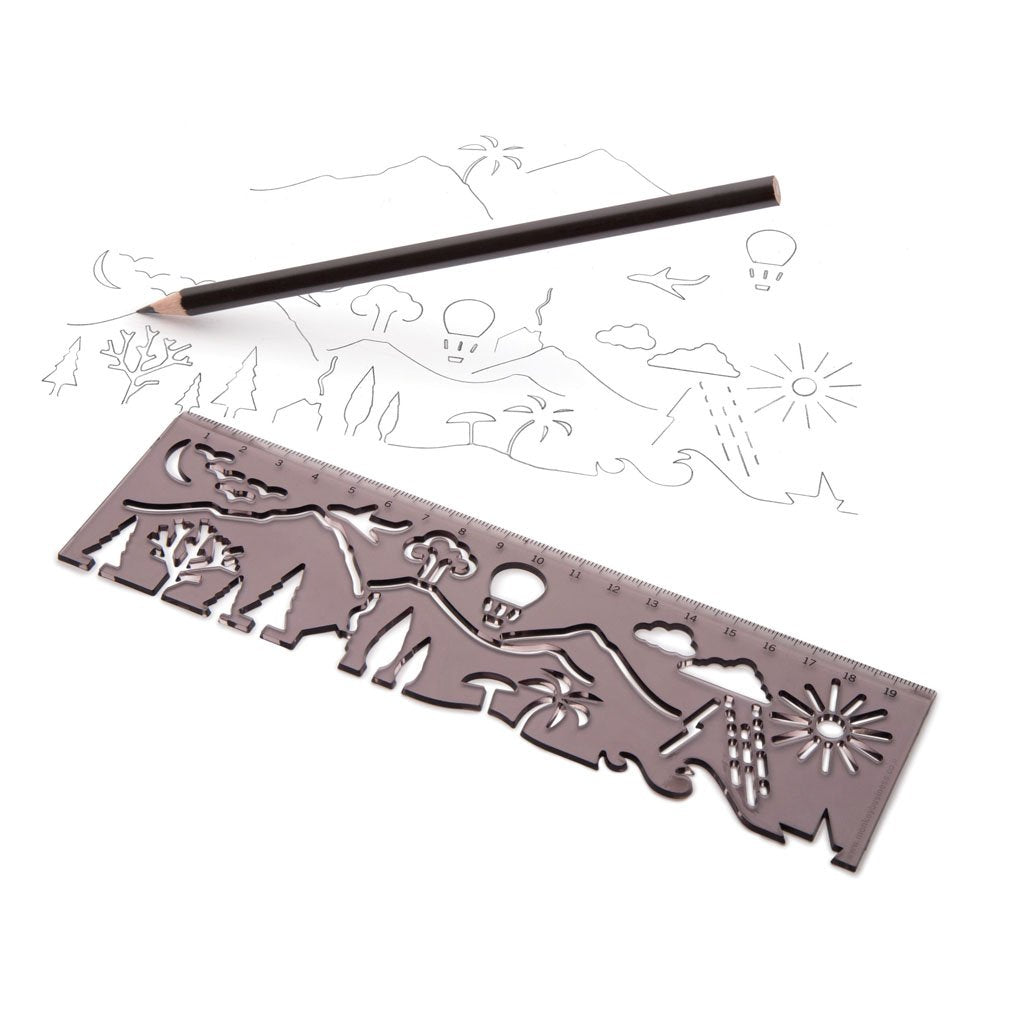 LANDSCAPE | Magical stencil & ruler - Rulers - Monkey Business Europe
