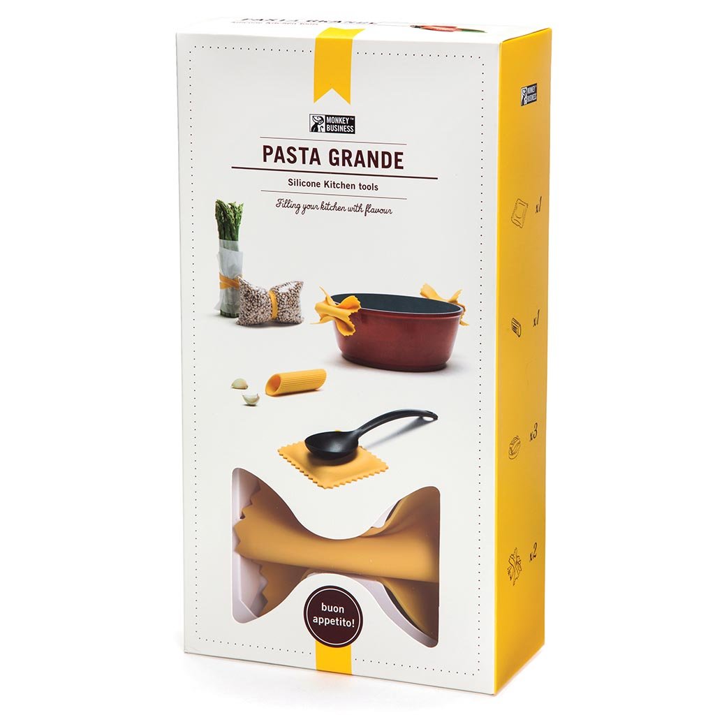 Pasta Grande boxed kitchen gift set – pasta-themed gadgets