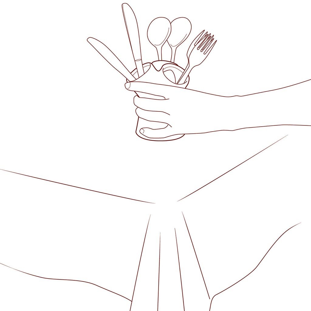 TABLE TREE | Cutlery holder -  - Monkey Business Europe